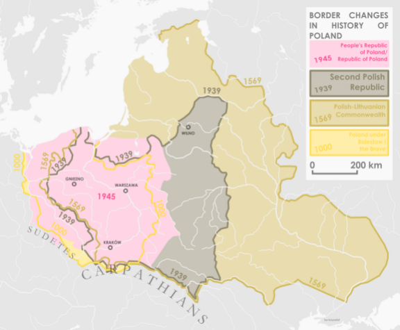 Border Changes in Poland's History